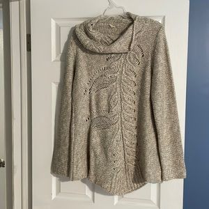 Beautiful oatmeal colored Moth sweater